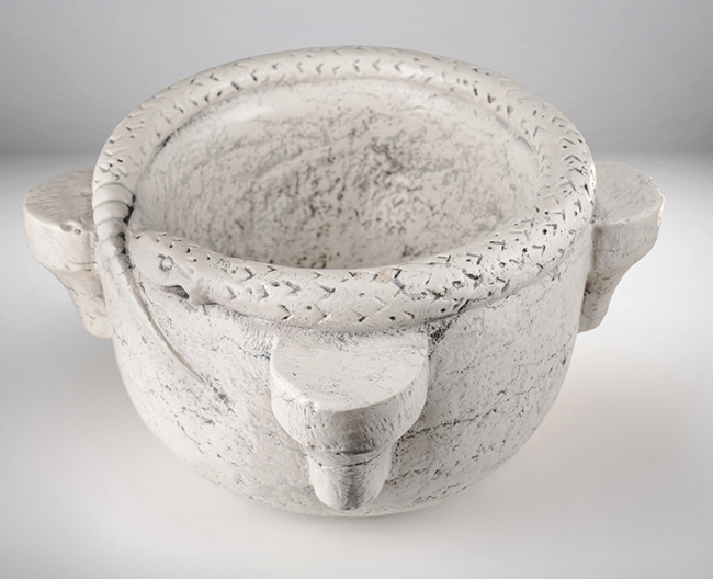 Gran mortero de mármol