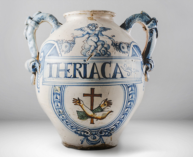 Orza procedente de un hospital de la Orden Tercera de San Francisco